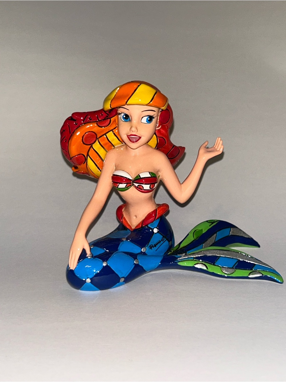 Disney by Romero Britto Seated Ariel figurine-no box